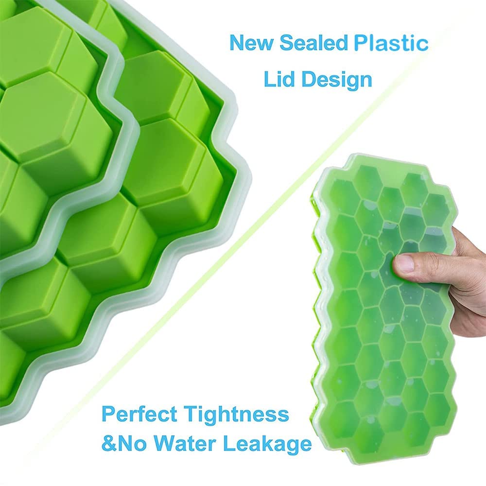 Honeycomb Ice Cube Mold - Silicone(Set Of 2)