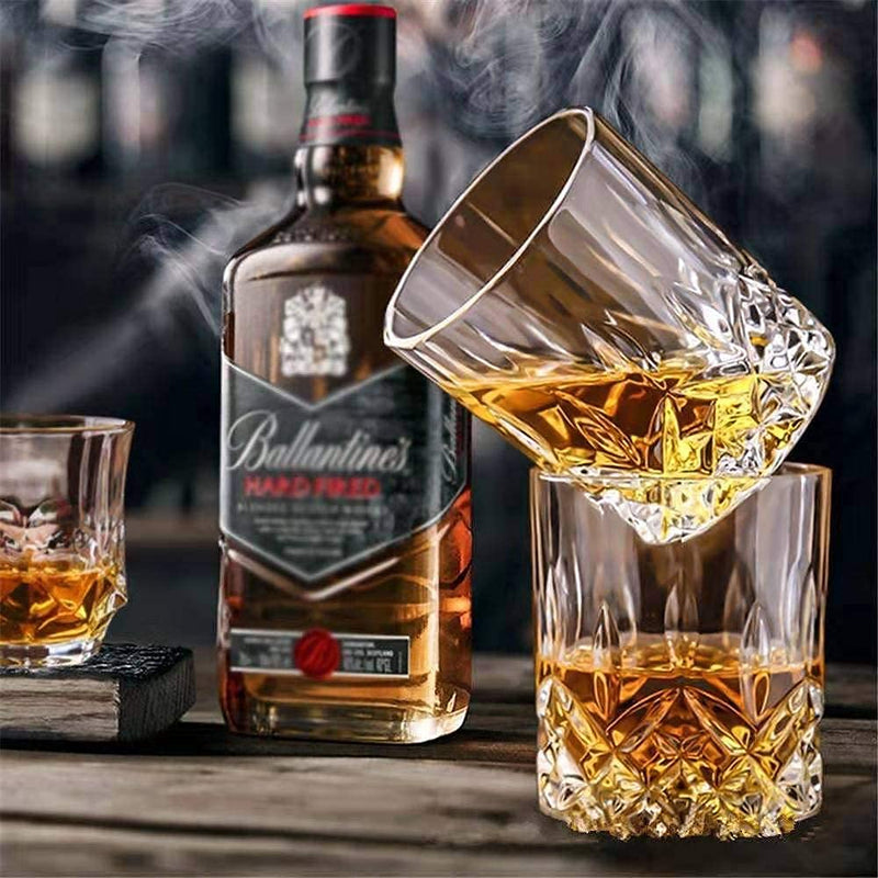 Crystal Clear One Ice Bucket and 6 pcs Whiskey Glass Set of 7 pcs