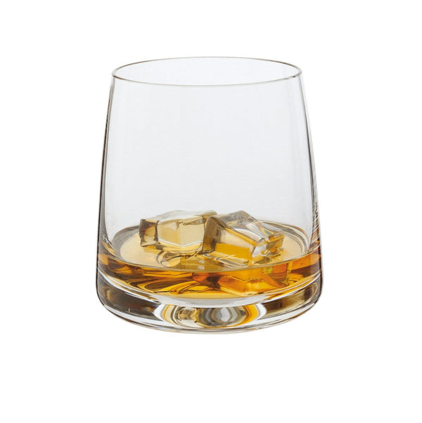 Flat Crystal Whiskey glasses - 280ml(Pack Of 6)