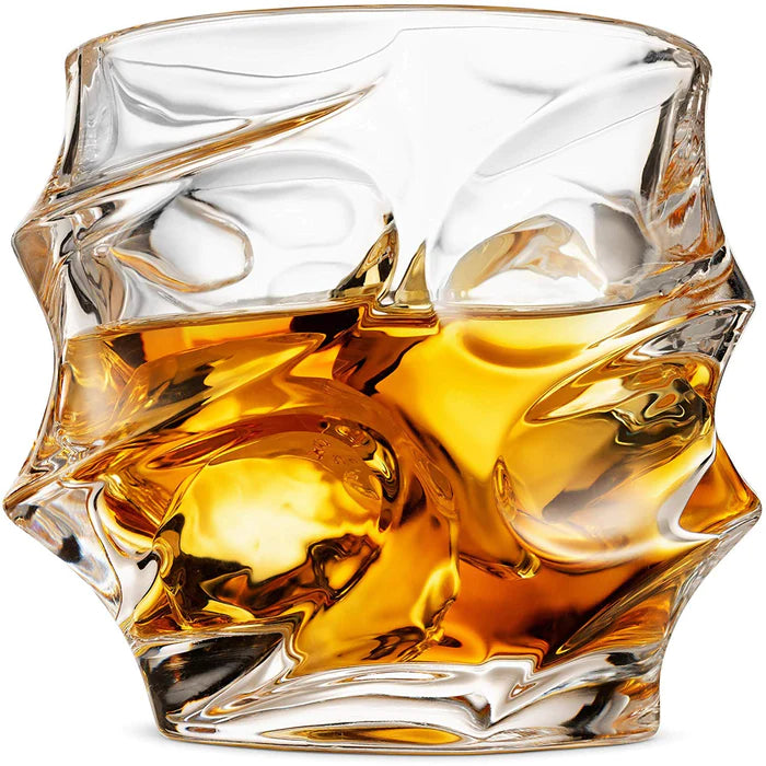 Crystal Bling Diamond Whiskey Glasses - 300ML(Pack Of 6)