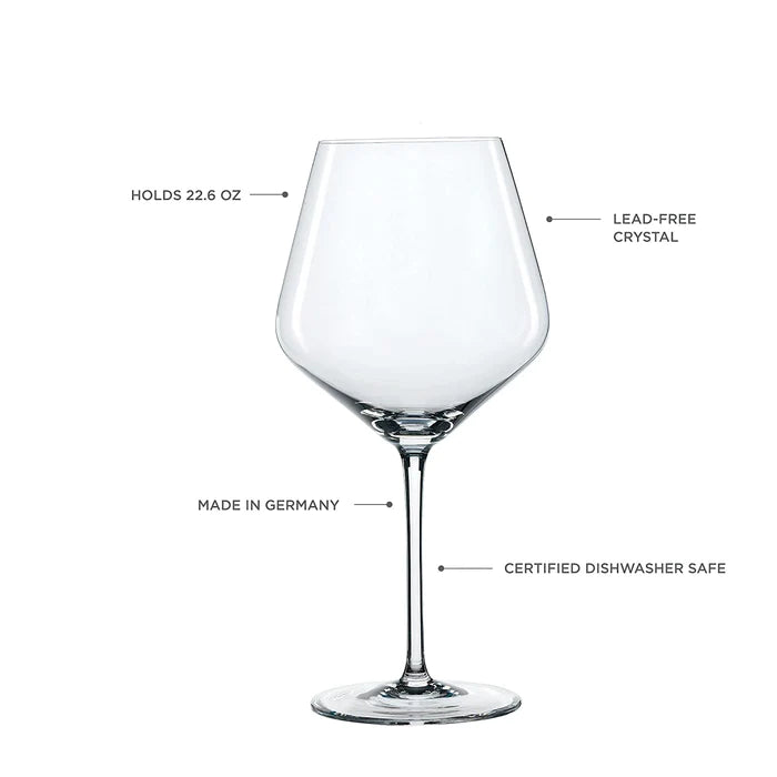 BURGUNDY WINE GLASS - 680ML (Pack Of 6)