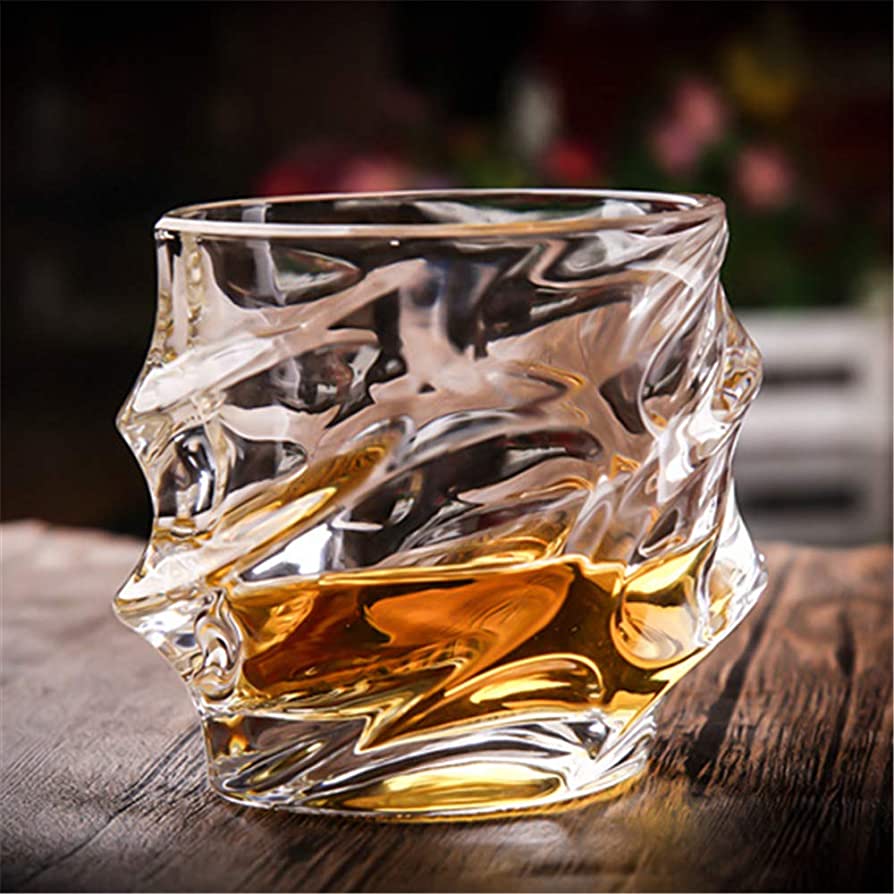 Crystal Bling Diamond Whiskey Glasses - 300ML(Pack Of 6)