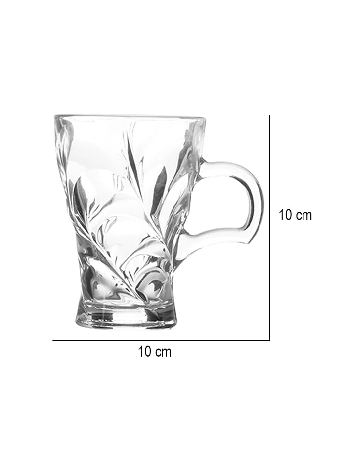 Crystal Clear Glass Mug - 300ML (Pack Of 6)