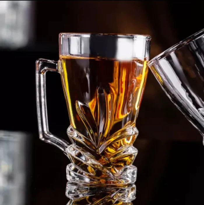 Crystal Clear Glass Mug - 300ML (Pack Of 6)