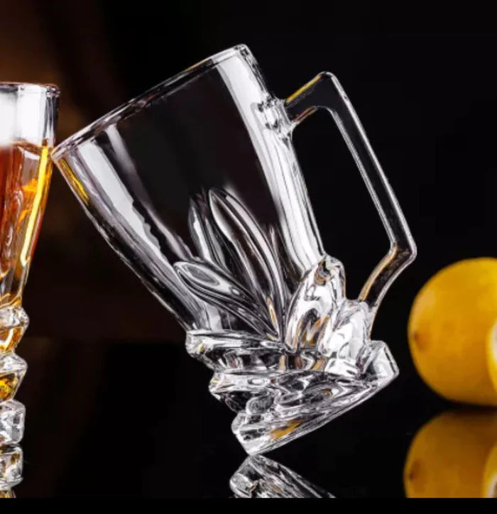 Crystal Clear Glass Mug - 300ML (Pack Of 6)