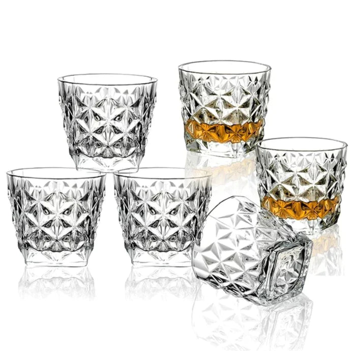 Crystal Scotch Whiskey Glasses- 325 ML(Pack Of 6)