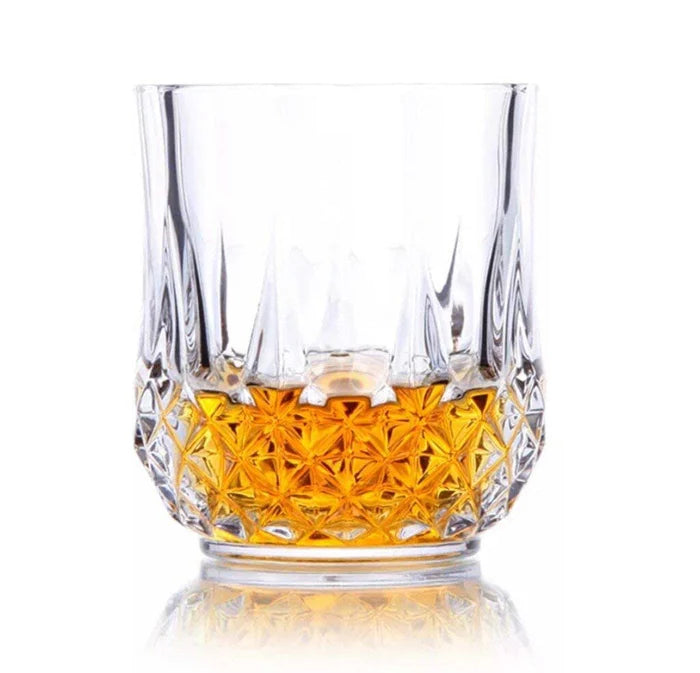 Crystal Whiskey Glasses pcs- 300 ml(Pack Of 6)