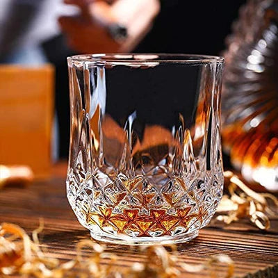 6Pcs Highball Glasses Lead-free Drinking Glasses with Heavy Base
