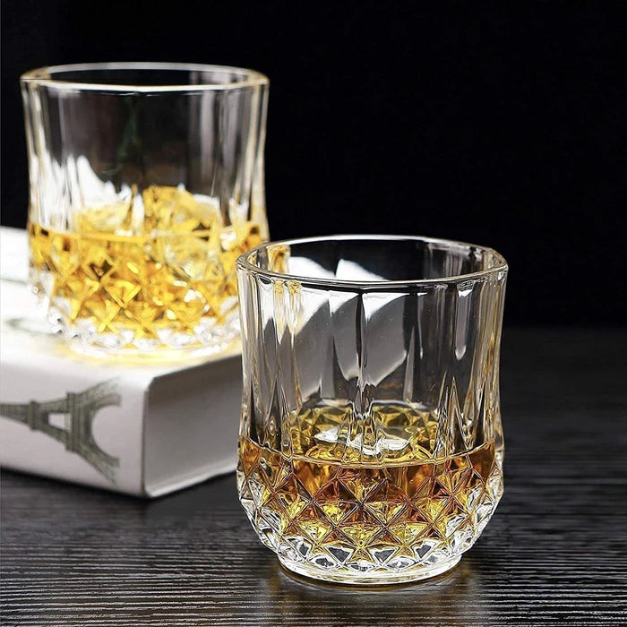 Crystal Whiskey Glasses pcs- 300 ml(Pack Of 6)