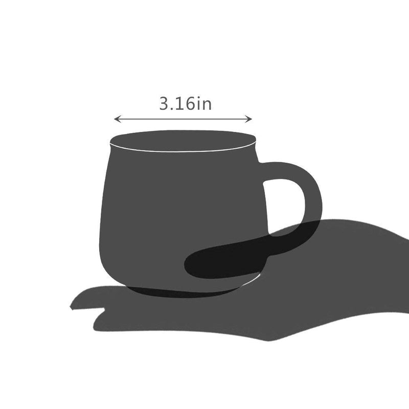 Ceramic Lazy Panda Printed Coffee Mug Lid & Spoon -300 ML (Pack Of 1)