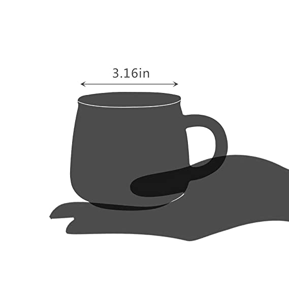 Ceramic Panda Printed Coffee Mug with Lid & Spoon - 300 ml (Pack Of 1)