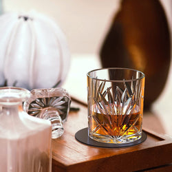 Crystal Clear Fashioned Whiskey Glass (300 ML)(Pack Of 6)