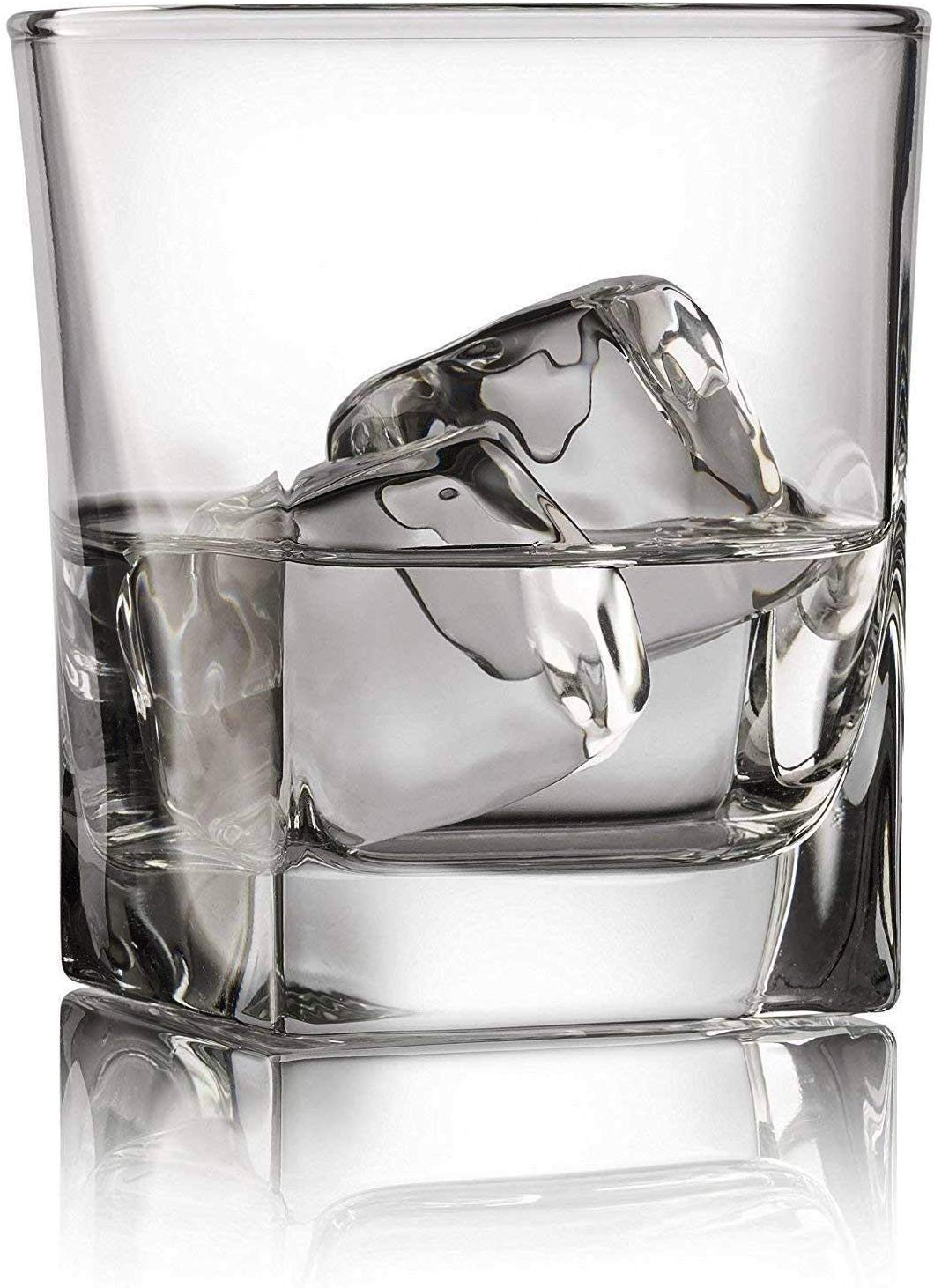 Crystal Square Whisky Glasses (250 ML)(Pack Of 6)