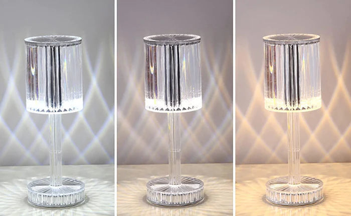 Green Crystal Table Lamp - Elegant Lighting - Home Decor