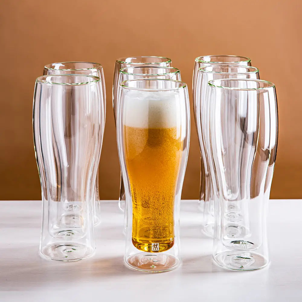 Double Wall Beer Pilsner glass (420ML) (Pack Of 6)