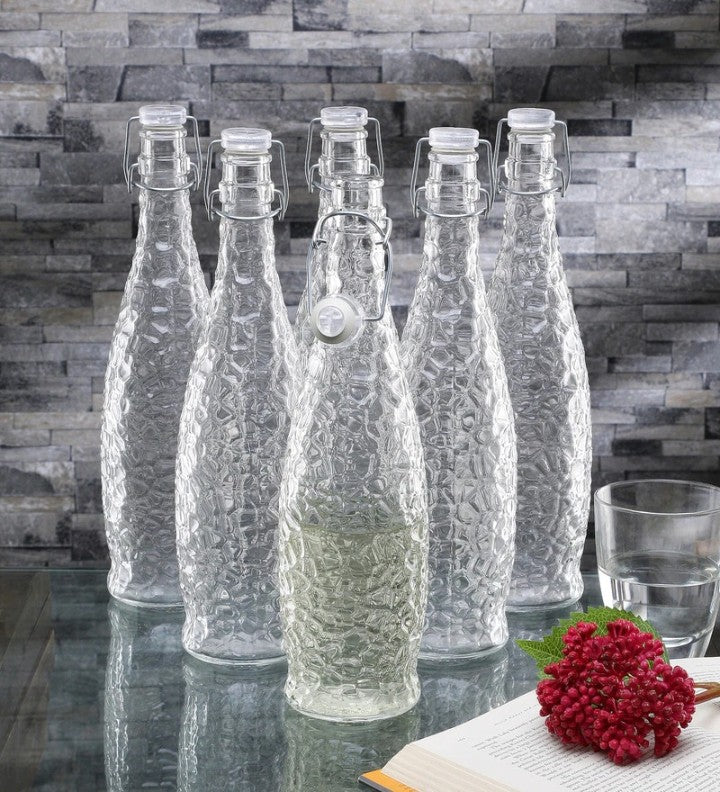 FROST WATER BOTTLE GLASS (1LTR)(1Pcs)