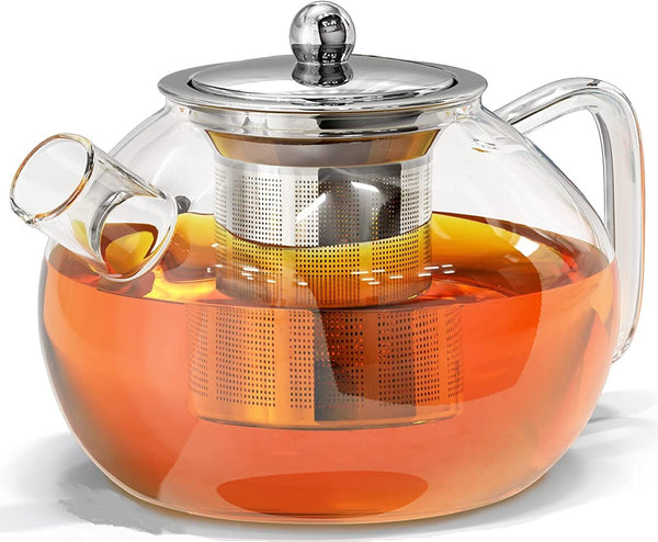 Stovetop Safe Glass Tea Kettle (1000 ML)