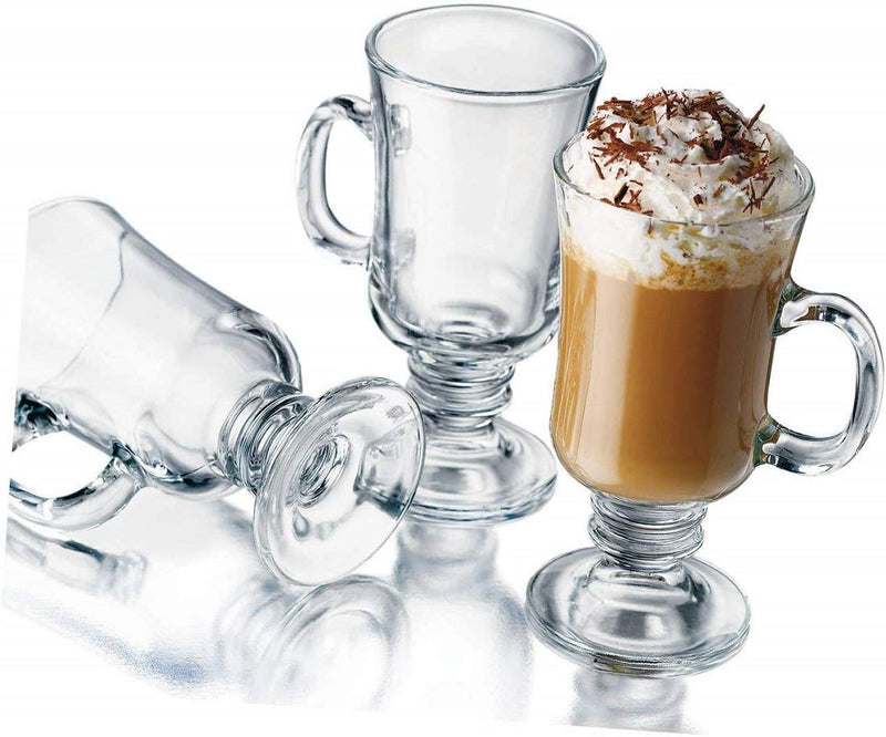 Glassware Bear & Coffee Mug, Clear  ( 300 ML) (Pack Of 6)