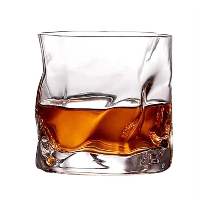 Uneven Whiskey Glasses - 300 ml(Pack Of 6)