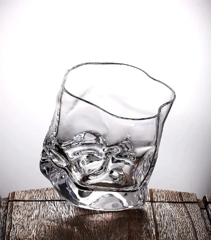 Uneven Whiskey Glasses - 300 ml(Pack Of 6)