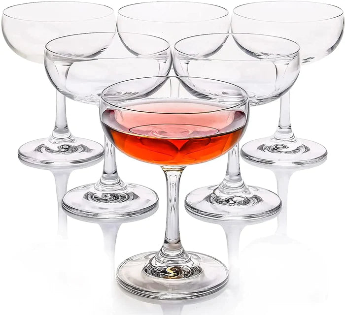 Large katori  Martini Glasses Set  - 135ml (Pack Of 6)