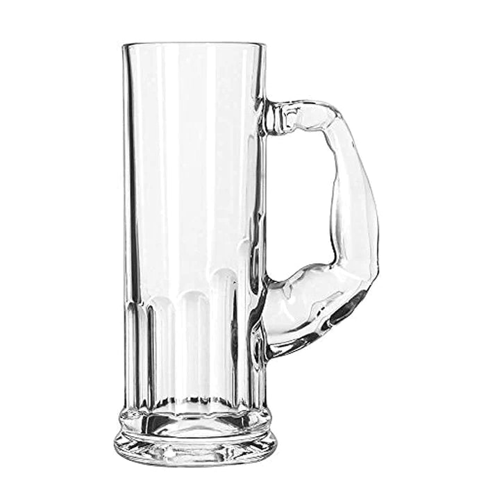 Muscle Beer Mug (600 ml) (Pack Of 2)