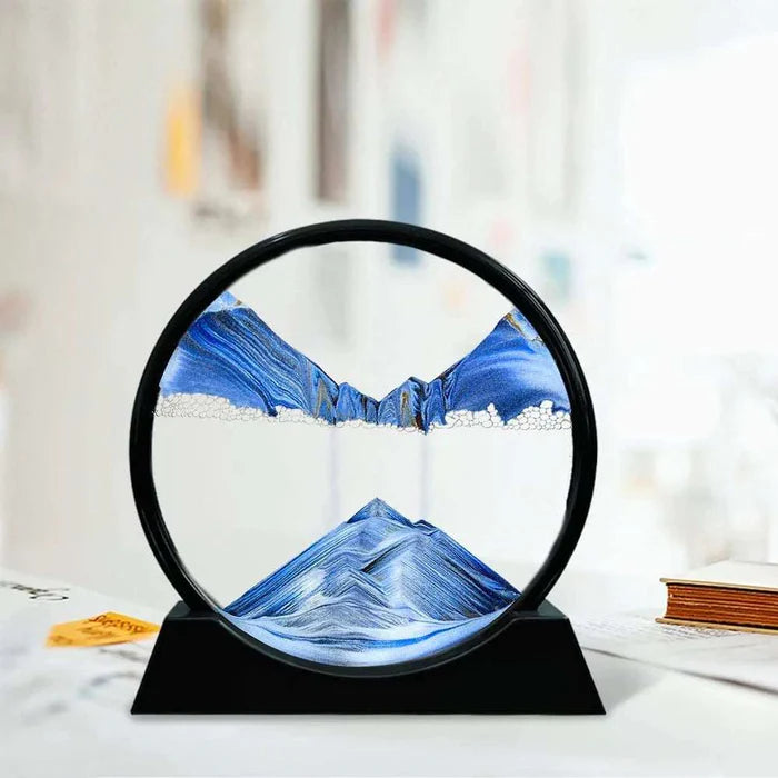 Moving Sand Art, 3D Natural Landscape showpieces for Home Décor, Antique Gifts