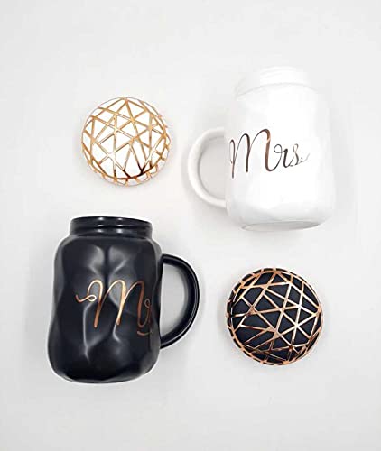 Mr. and Mrs. Ceramic Coffee Mugs Set (Set Of 2 ) 400 ML
