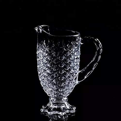 Single Pineapple Water Shaped Pattern Crystal Jug - 1300 ML