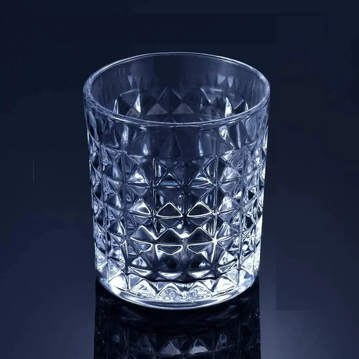 Rock Tumbler Whisky Glasses - 310ML( Pack Of 6)