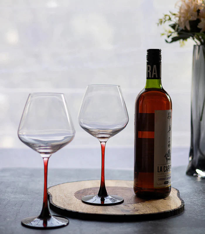 Big Crystal Glass Wine Glass - 550ml (Pack Of 6)