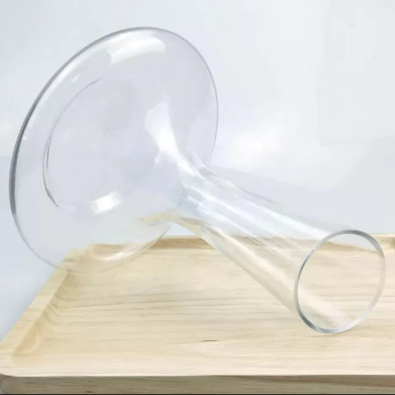 Crystal Wine Goblet Dispenser with Wine Glass Set - 1500ML