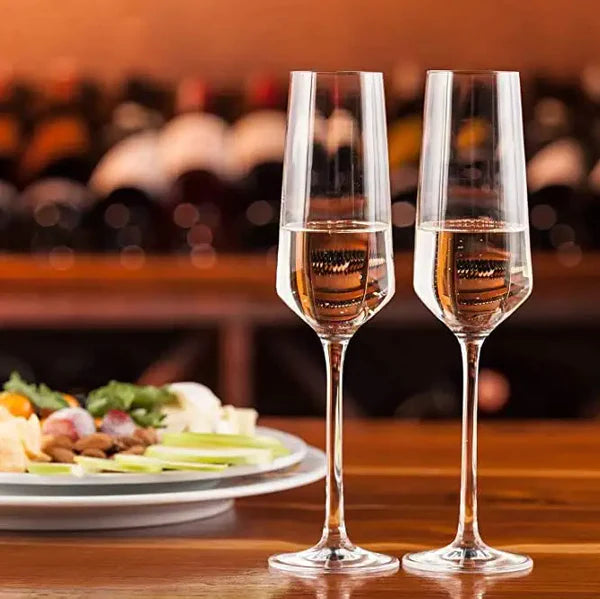 Champagne Wine Glass - Clear, 250 ml(Pack Of 6)