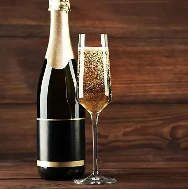 Champagne Wine Glass - Clear, 250 ml(Pack Of 6)