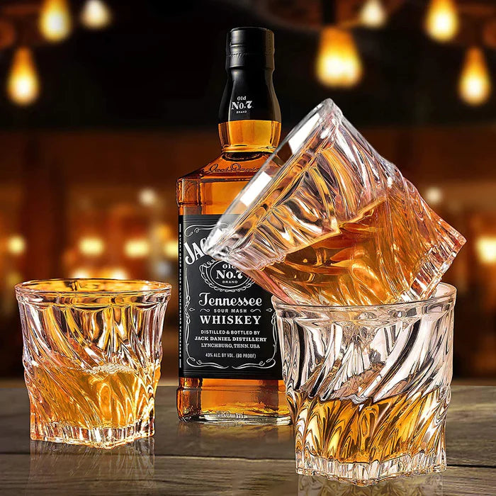 Crystal Twice Whiskey Glass 300 ml(Pack of 6)