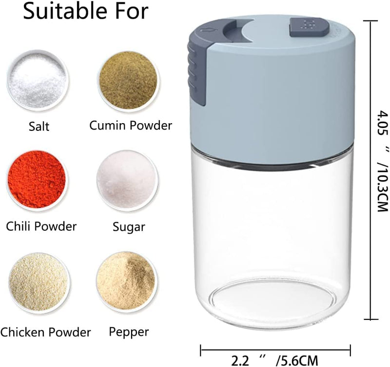 SKYBORN Quantitative Spice Bottle (Pack of 04) 120ML