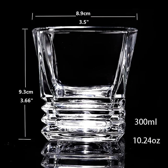 Stair Whiskey Glass - 300ml(Pack Of 6)