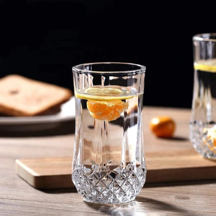 Crystal Clear Water Glass - 250 ML (Pack Of 6)