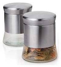 IndusBay Set of 3 , Food Grain Cereal Storage Airtight container Set  (Pack of 3, Silver)