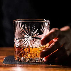 Sunflower Whiskey Glass 310 ML(Pack Of 6)