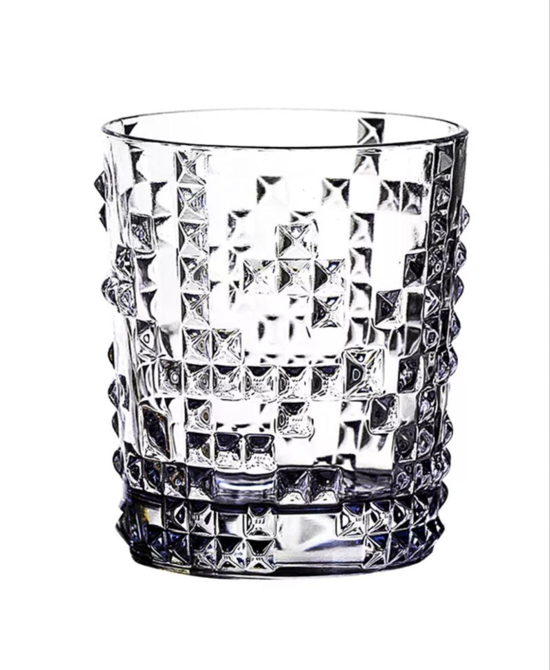 Luxury Crystal Whiskey Glass  (220 ml)(Pack Of 6)