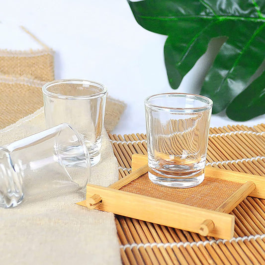 Skyborn Italian Premium Heavy Base Whiskey Shot Glass (50 ML) (Pack Of 6)