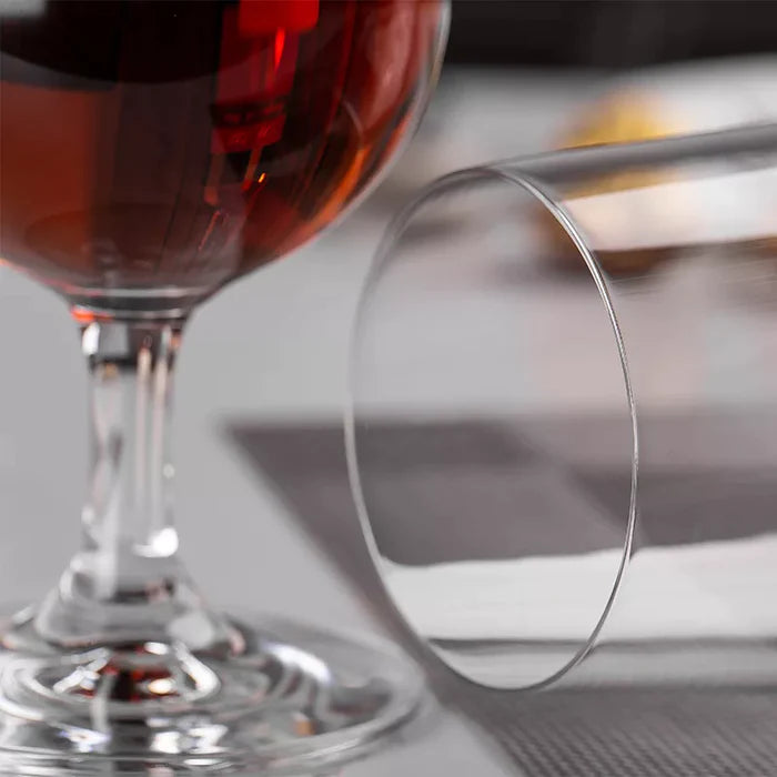 Premium Crystal Cut Wine Glasses - 400 ml (Pack Of 6)