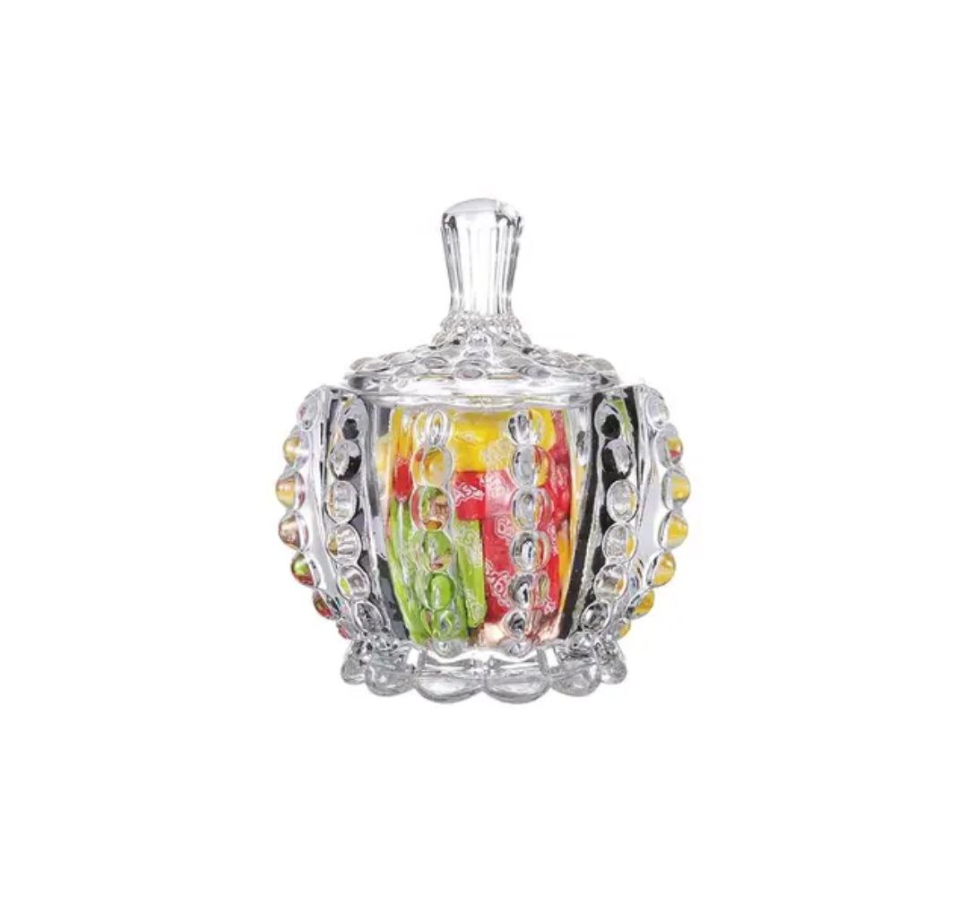 Glass storage candy jar with lid 250ml (Pack Of 1)