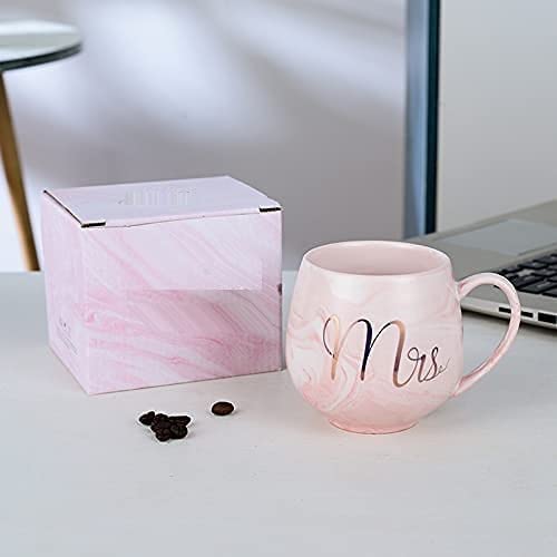 Stylish  Mr. and Mrs. Couples Ceramic Coffee Mug (300 ML) (Pack Of 2)