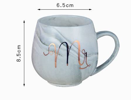 Stylish  Mr. and Mrs. Couples Ceramic Coffee Mug (300 ML) (Pack Of 2)