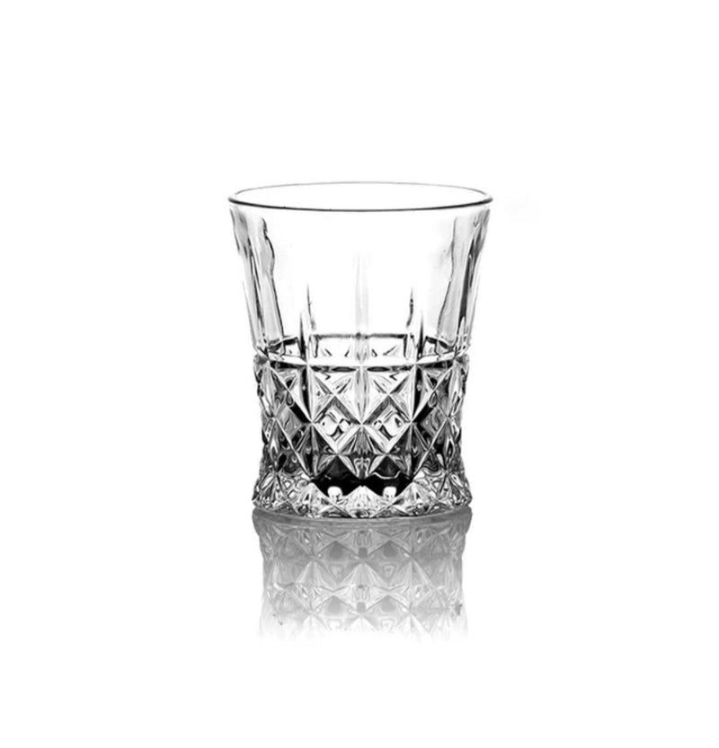 Stylish Whiskey Glass Set (280 ML)(Pack Of 6)