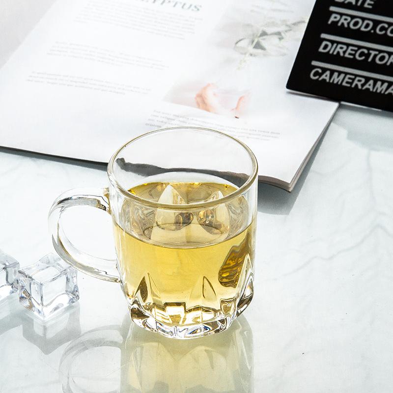 Transparent Clear, Tea Coffee Mug -228 ML (Pack Of 6)