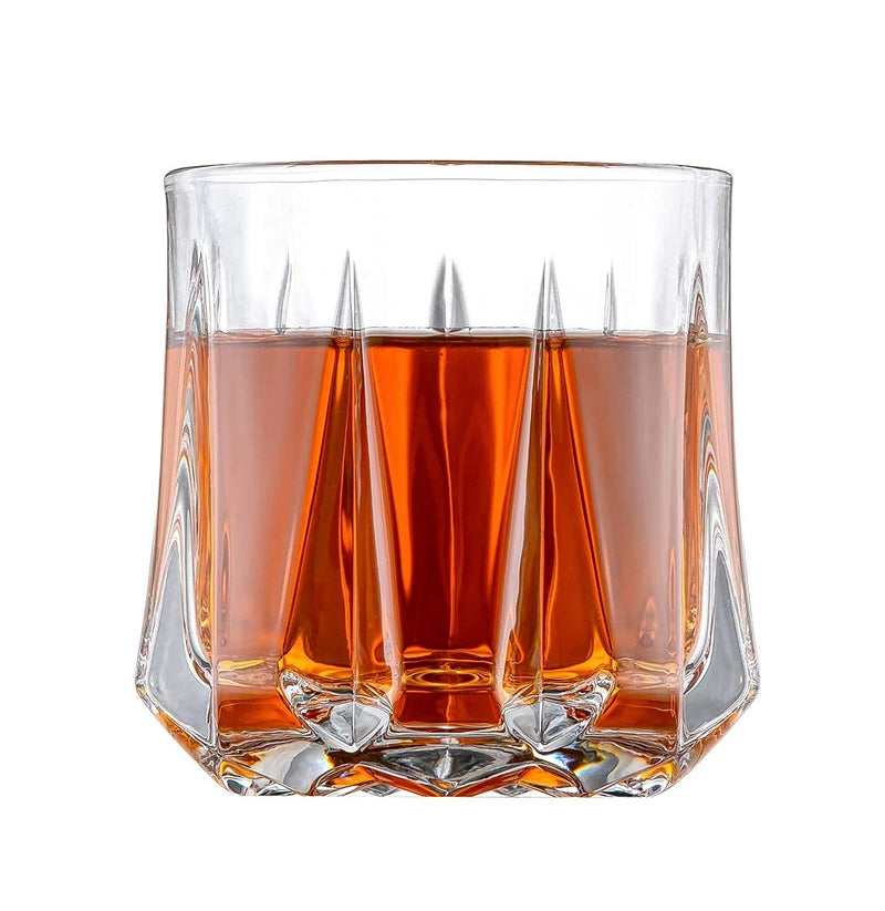 Crystal Rocks Whiskey Glasses  300 ML(Pack Of 6)