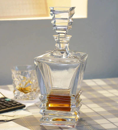 Step Whiskey Set of Decanter (1000ML) & 6 Glasses (300ML)